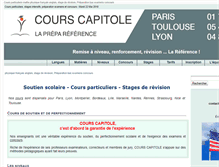 Tablet Screenshot of courscapitole.com